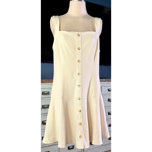 Anthropologie Dresses & Skirts - Anthropologie Maeve Square Neck Flounce Dress XL